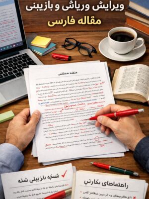 ویرایش و بازبینی مقاله فارسی