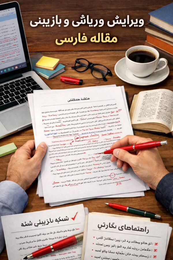 ویرایش و بازبینی مقاله فارسی