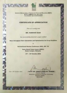 سخنرانی (1) در کنفرانس بین المللی هسته ای-مالزی-2002