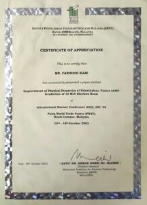 سخنرانی (2) در کنفرانس بین المللی هسته ای-مالزی-2002